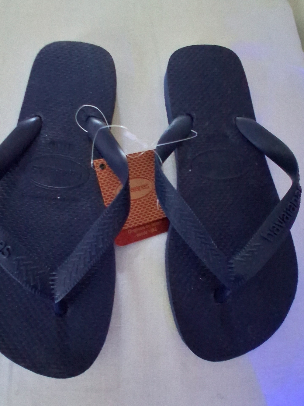 Havaianas Navy Blue Classic Flip Flops Sz 37-38 US 7/8